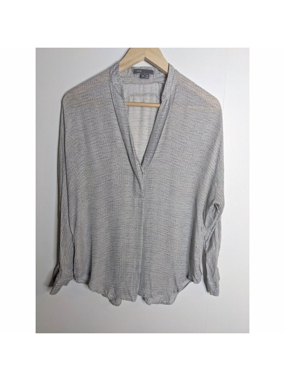 Vince | Silk Half Placket Blouse